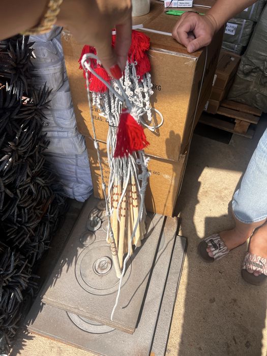 Батіг деревяна ручка з мідними кільцями 1м батіг та 1м шкіряного батог