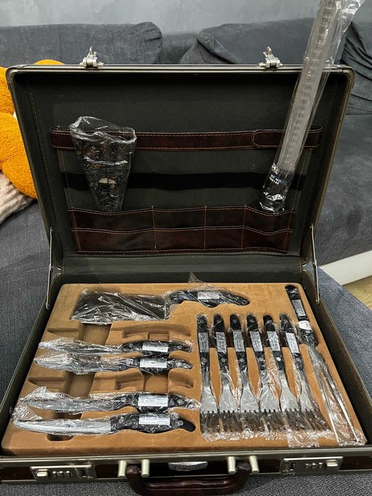 Zestaw noży do steków / grillowy – Kochtopfhaus Müller – NIEKOMPLETNY