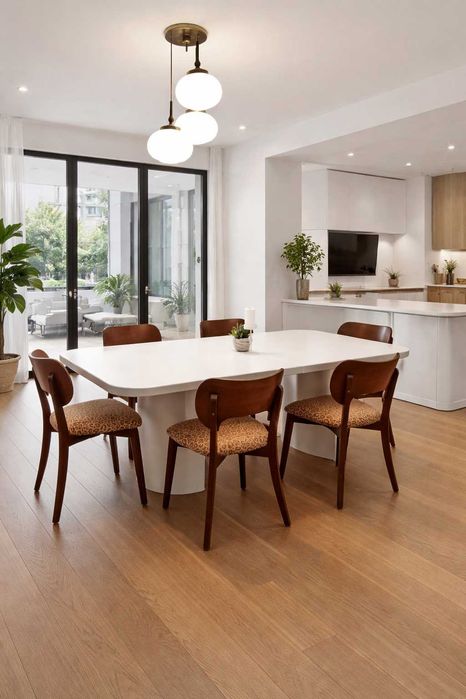 Stół do jadalni owalny rozkładany do salonu owal +krzesło U