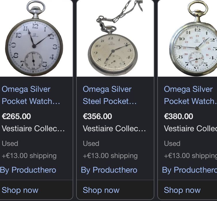 Omega vintage pocket watch ♻️