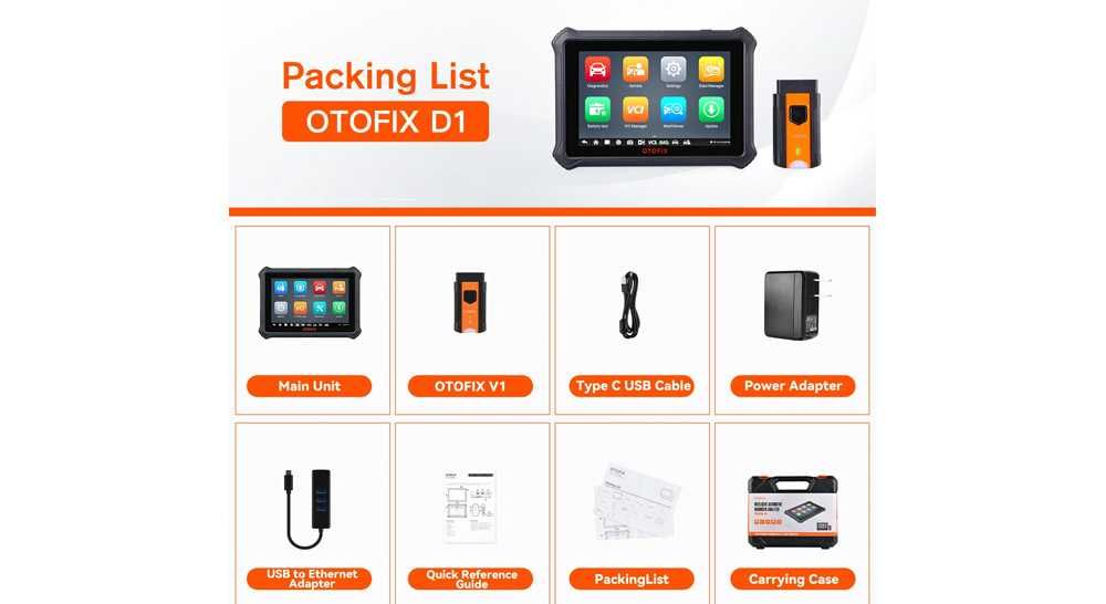 Autel OTOFIX D1 KIT Máquina Diagnóstico OBD 36 Funções/Oficinas (NOVO)