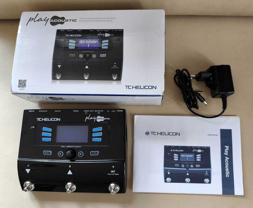 TC Helicon VoiceLive Play Acoustic, Nowe oprogramowanie, Instrukcja EN, 500 Presets!!!