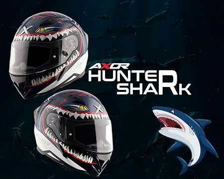 Kask Shiro Helmets Full Face Hunter Shark matowy granat cer. ECE i DOT