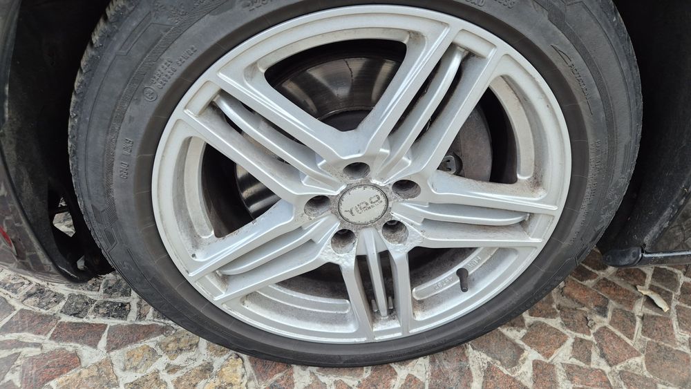 Alufelgi 5x112 17" opony 225/50r17 audi mercedes VW opony