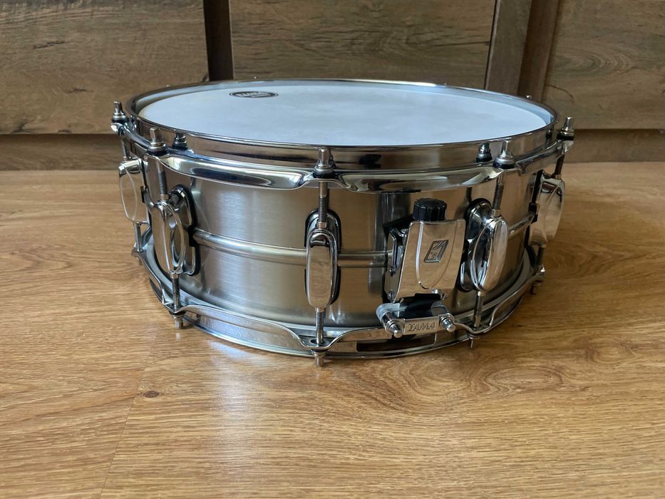 ! Top ! Werbel Tama PBS 255 Nickel-Over-Brass 14x5.5 perkusja evans