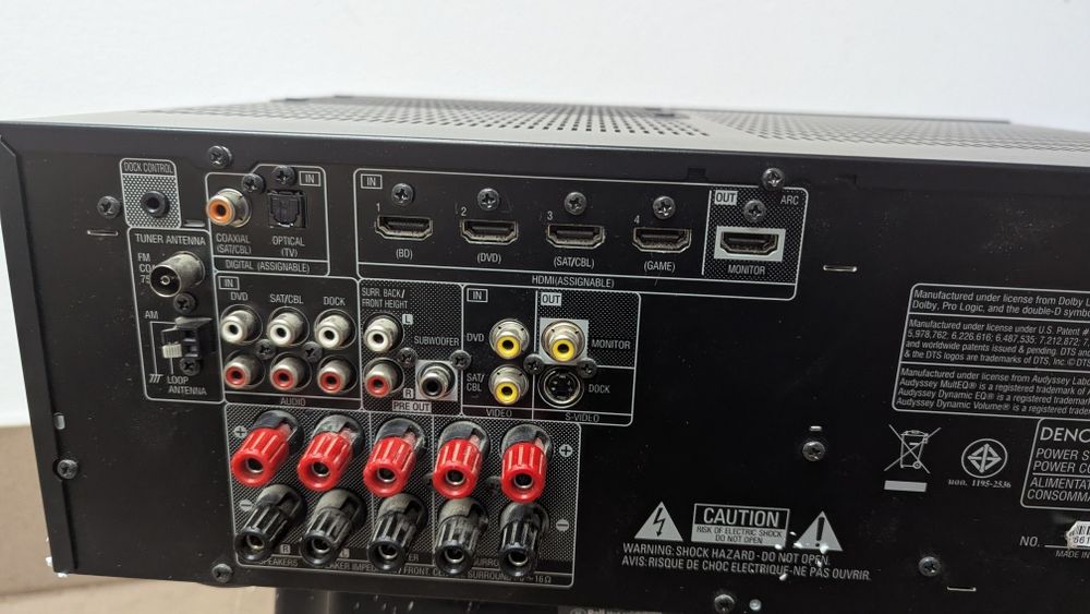 Amplituner Denon AVR-1612 | 5.1 HDMI | Idealny | Kompletny