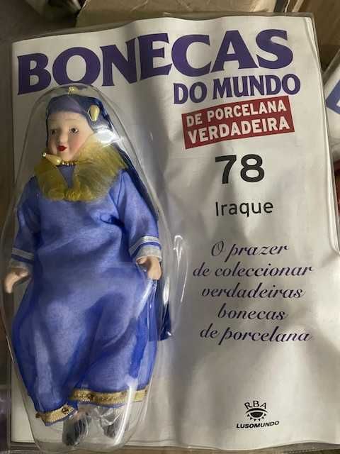 Bonecas do Mundo em porcelana (5+75) - Edição Lusomundo