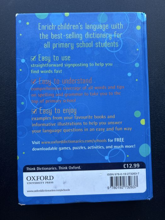 Oxford primary dictionary- dicionário básico inglês Oxford