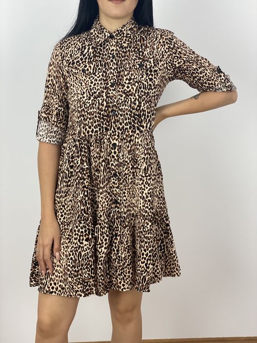 Sukienka panterka XXL My Still Life 100% wiskoza