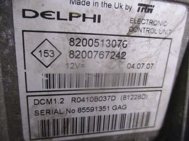 Centralina motor / ECU RENAULT Clio II (BB0/1/2_, CB0/1/2_)