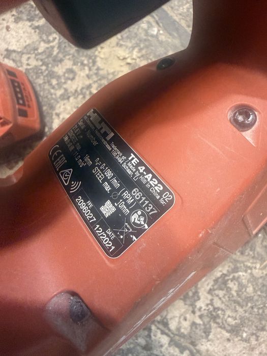 Mloto wiertarka hilti t4-a22