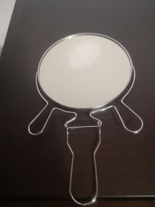 Espelho redondo dupla face c/apoio64584712912641121