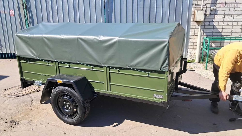 НОВИЙ ПРИЦЕП 2000/1300/510 із заводу з документами. Є доставка.