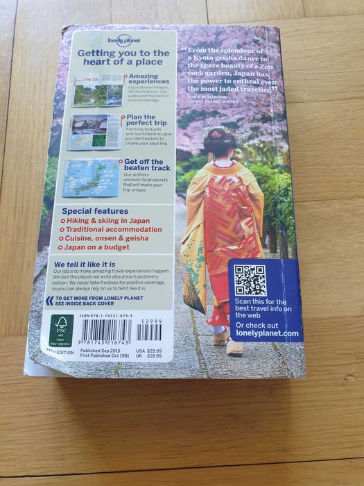 przewodnik Lonely Planet - Japan (Japonia)