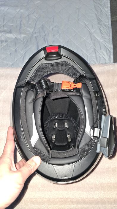 Capacete Shark Oxo Dark Shadow Gun Silver Novo
