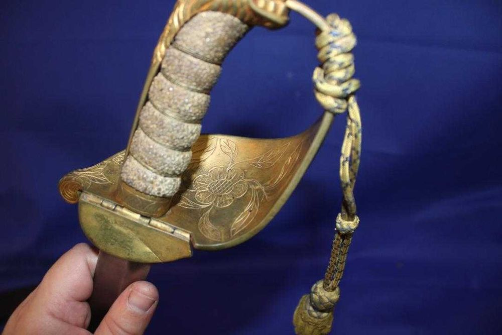 Raro sabre da marinha real portuguesa