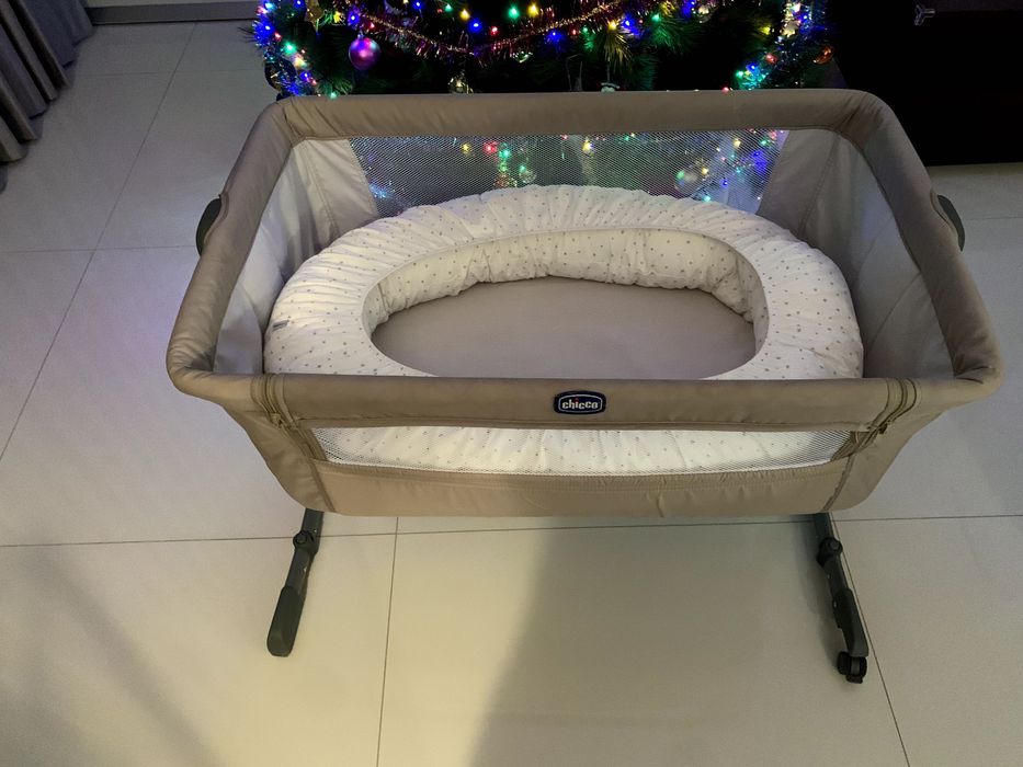 Conjunto Chicco Récem-Nascido (berço ninho banheira espreguiçadeira)