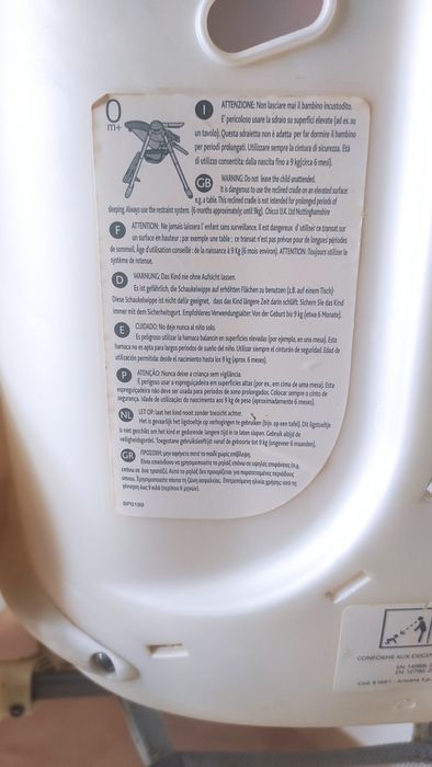 Cadeira refeição bebê CHICCO