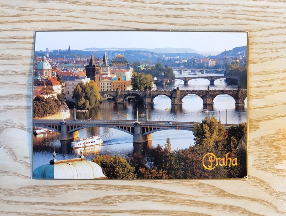 Pocztówka Praga Most Karola, bez obiegu, 2008 r.