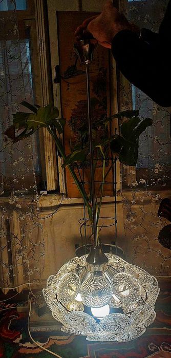 Люстра спутник одуванчик Ера СССР вінтаж ретро реставрована