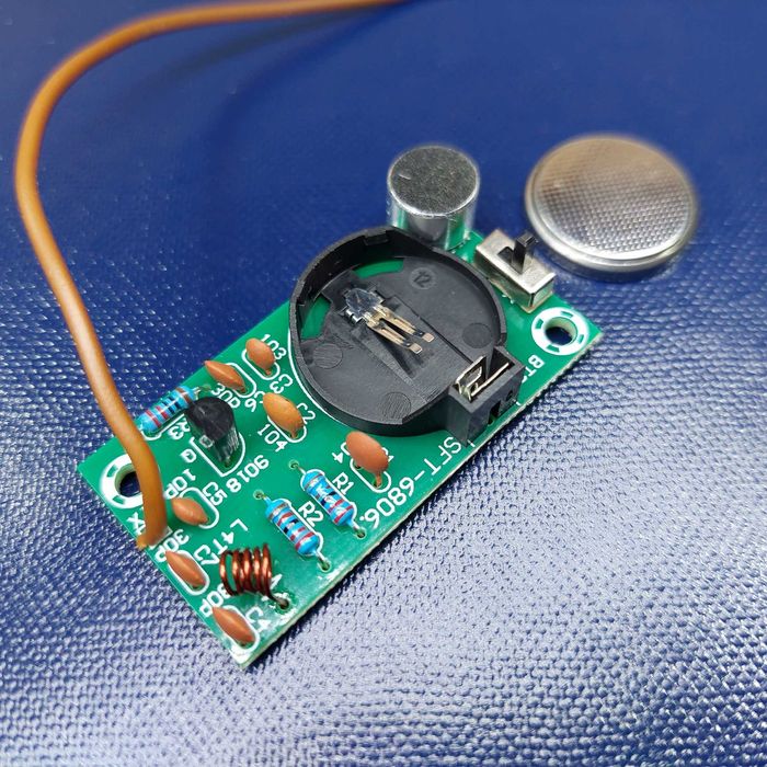 Радіо мікрофон - чутливий аудіо микрофон, прослушка на 85MHz-115MHz