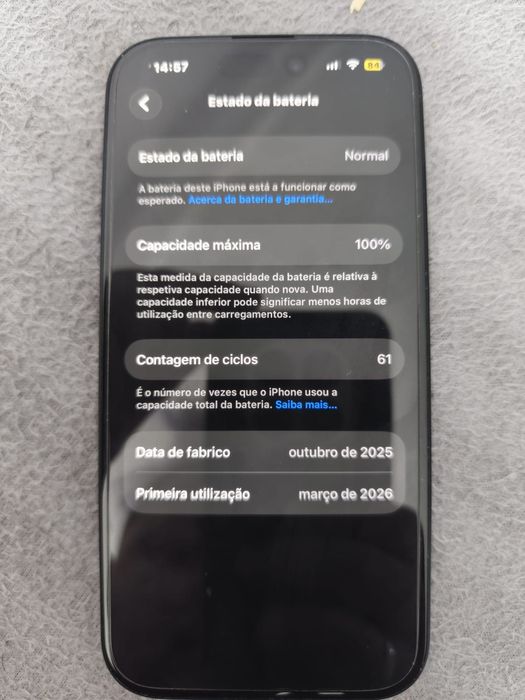 Troco iphone 15 de 128 Gb