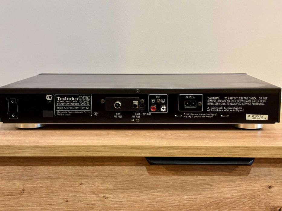 Tuner radiowy Technics ST-GT350 + akcesoria + dokumenty stan idealny
