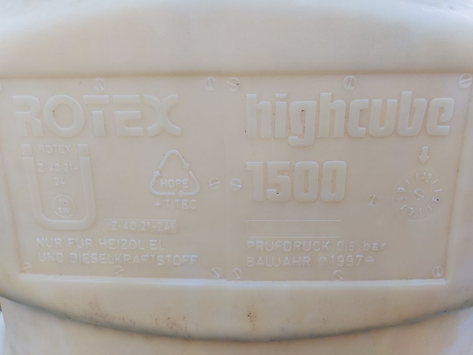 Depósito gasóleo 1500l