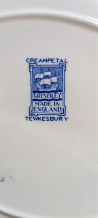 Piękny talerz Vintage Grindley Tewkesbury.