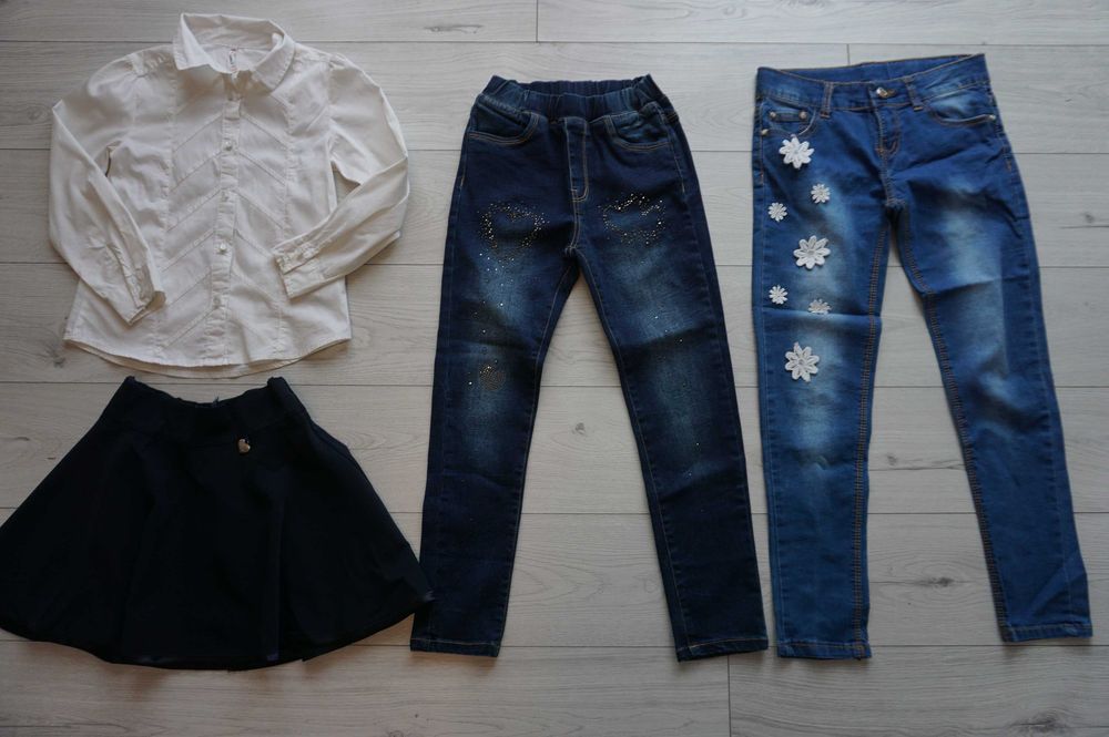 paka ubrań 25 szt. wiosna/ lato~ Zara~ h&m~ kurtka r.122/128