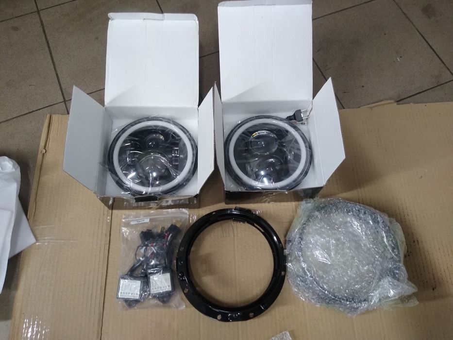 Samurai lampy LED komplet zestaw konwertery ramki montażowe