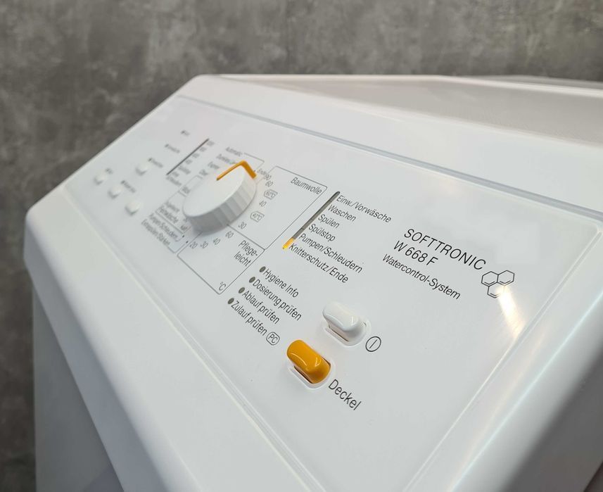 Класна Вертикальна пральна машина Miele W668 F WPM 6кг вузька 45 см