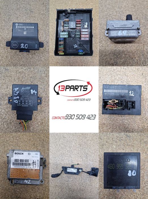 Diversos Modulos Eletronicos Caixas Fusiveis Audi