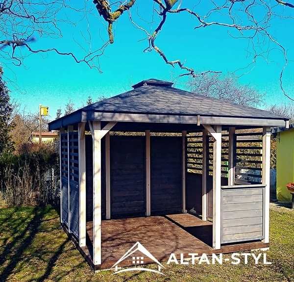 Altany, altanki, wiaty, altana ogrodowa ALICJA 3x3m PRODUCENT