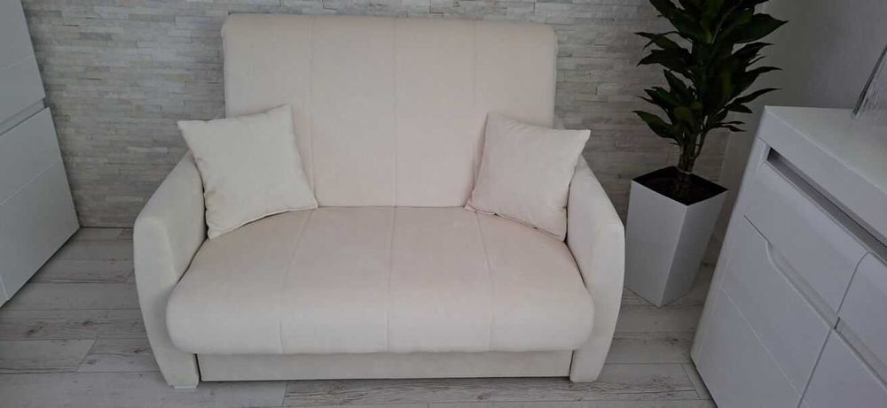 Sofa dwu osobowa rozkładana + fotel