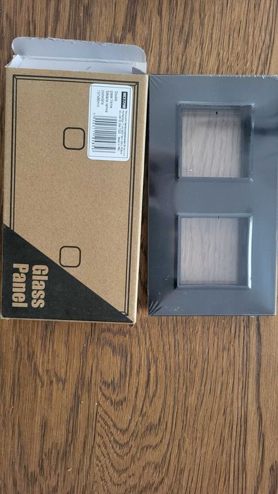 MCE720B – Szklana ramka podwójna (czarna)