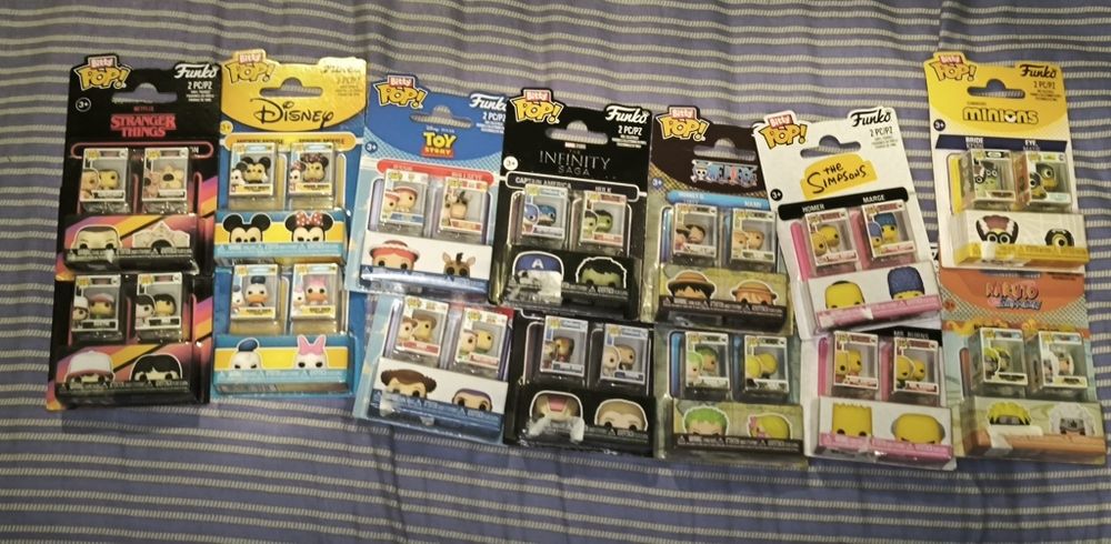 Funko Bitty Pop 2-Pack Mini Figuras Colecionáveis Vários Modelos