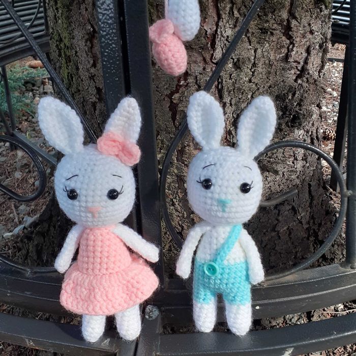 Królik na szydełku