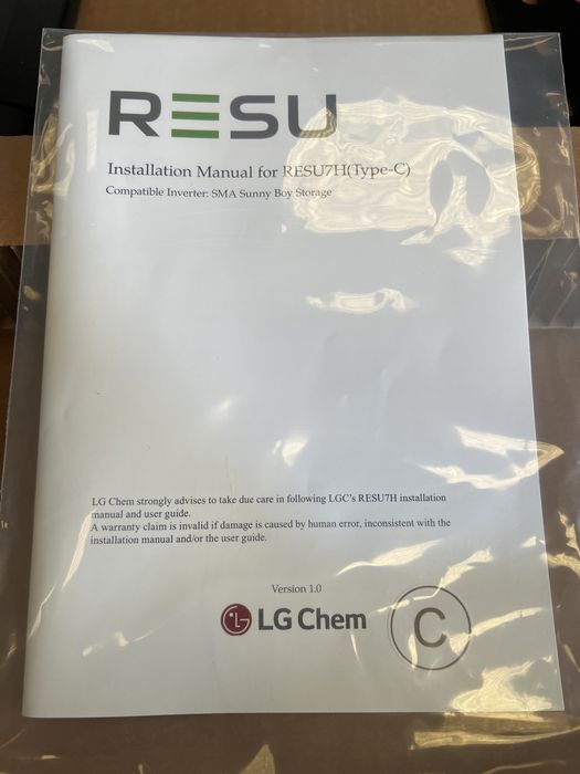 Bateria solar lg 7kw