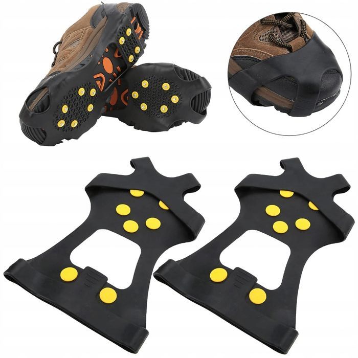 Raczki Antypoślizgowe Na Buty Gumowe Raczki Nakładki Zimowe R 42-48