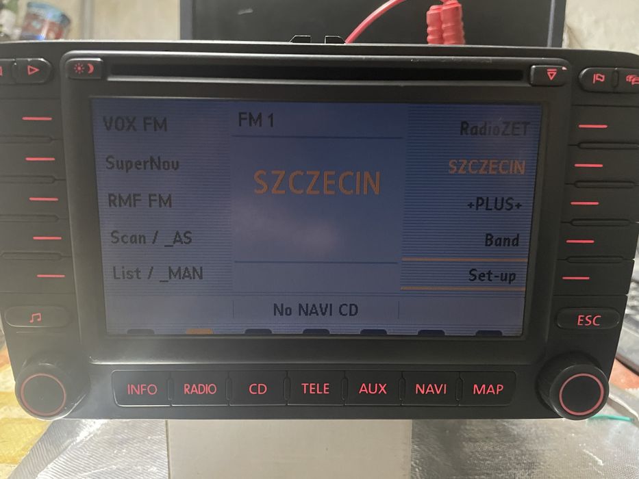 Radio vw mdf2 sprawne z kodem