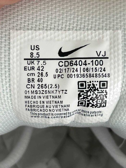 Женские кроссовки Nike P-6000 Triple White Premium. Размеры 36-40