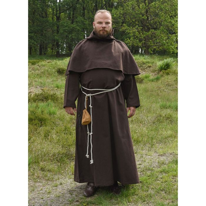 Habit Mnisi Benedykta Z Bawełny, Brązowy