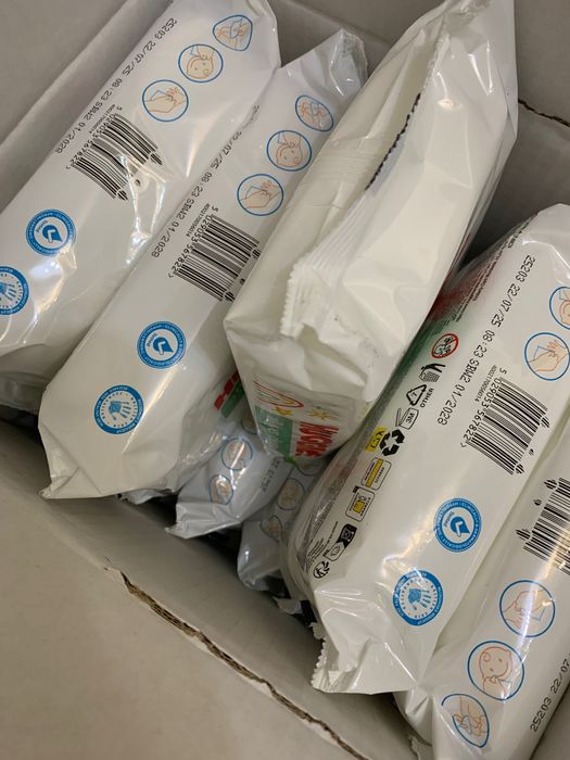 Дитячі вологі серветки "OverClean", 56 шт. Алое фреш