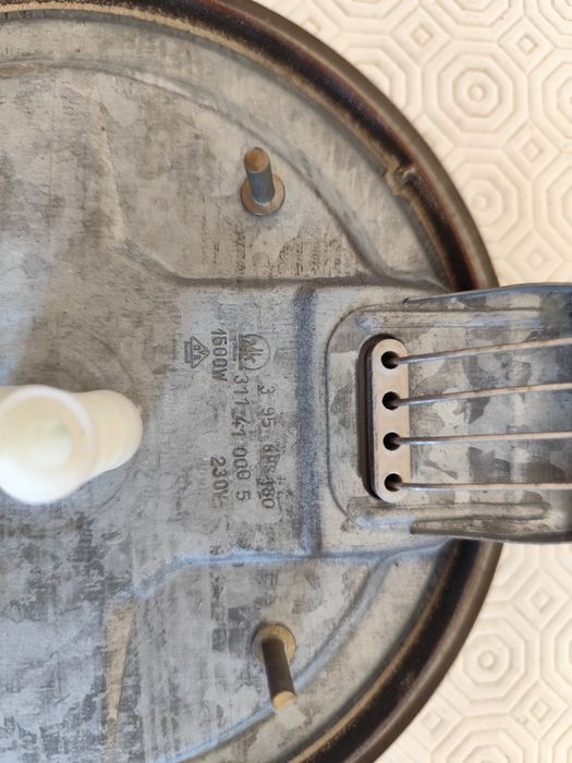 Resistência, base, placa para fogão eléctrico