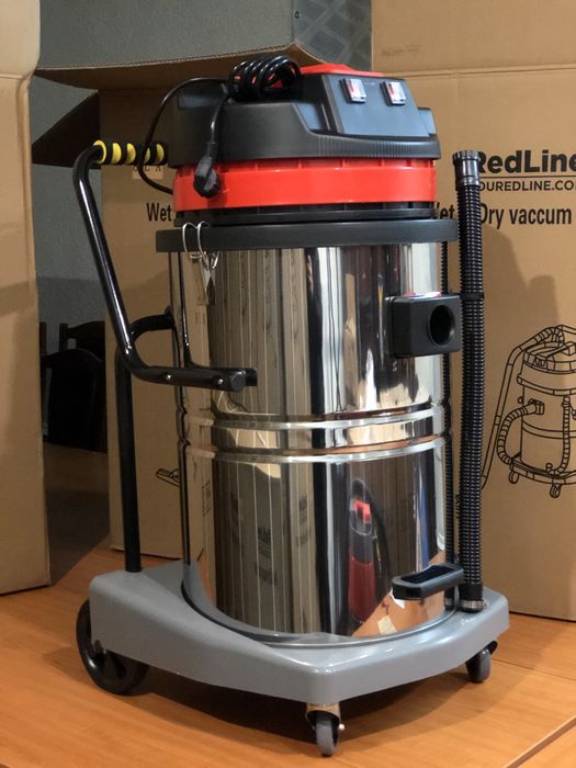 Промисловий пилосос RedLine пиловологосос 2 Турбіни 3000 w