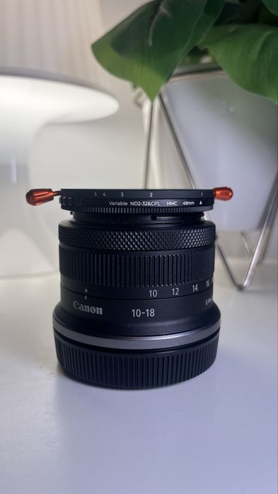 Lente CANON RF-S 10-18mm f/4.5-6.3 IS STM