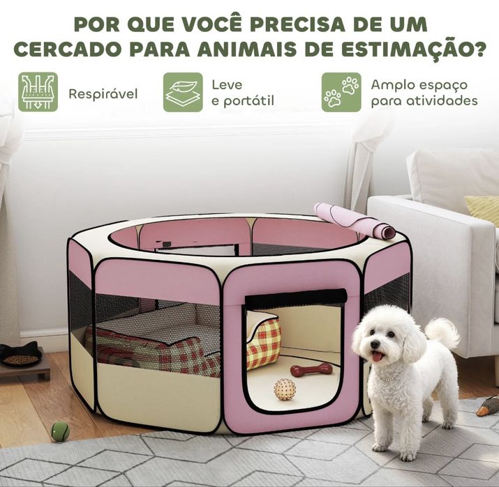 LOJA!! Parque para cachorro dobravel - NOVO