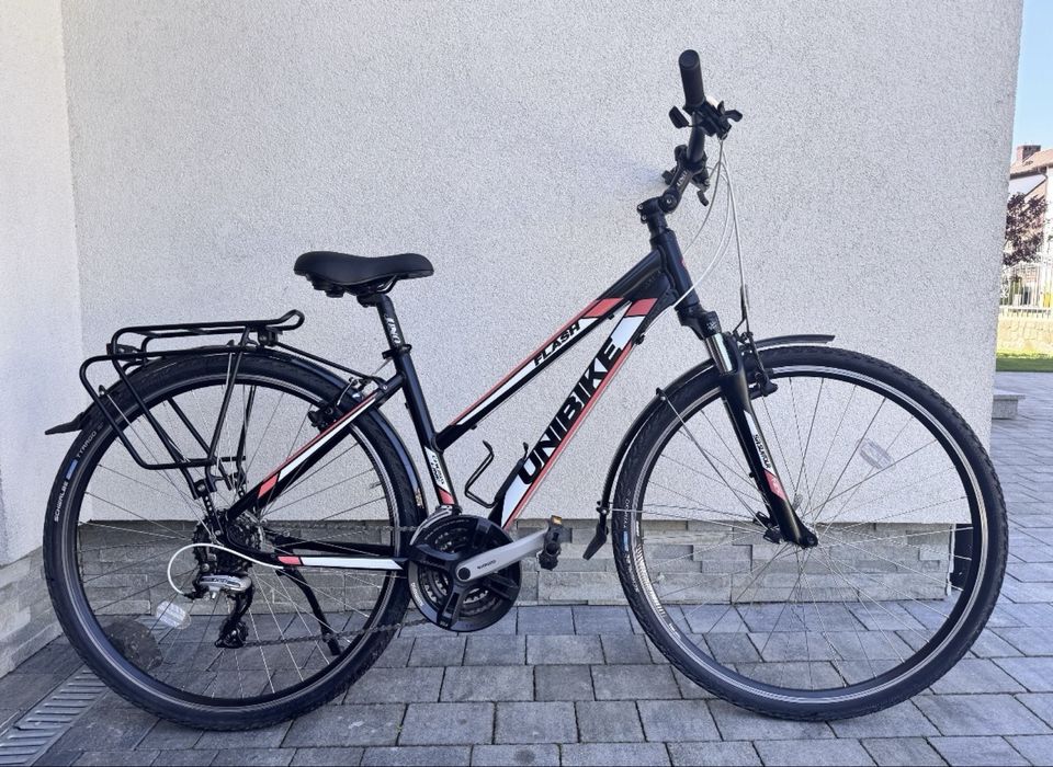 Gwarancja! Jak nowy Unibike Flash koła 28” rama 17”Acera