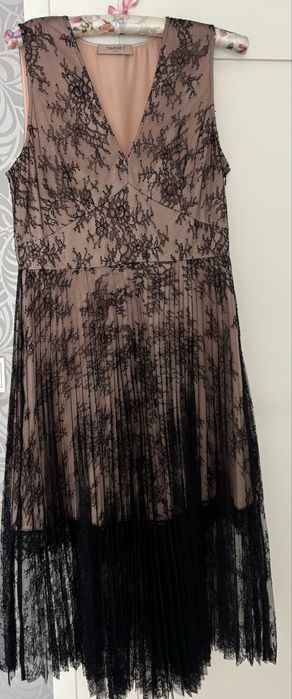 Sukienka Twinset czarna Logo